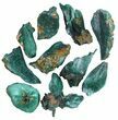 Fibrous Malachite Wholesale Lot - Approx Pieces #59937-1